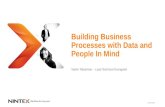 Building business processes with data and people in mind