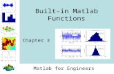 Chapter 3 -Built-in Matlab Functions