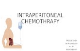 Intraperitoneal chemothrapy