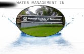 Water management in NITC