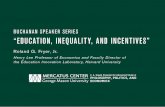 Buchanan Speaker Series: Education, Inequality, and Incentives