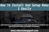 How to setup roku in just five easy steps - Roku account setup