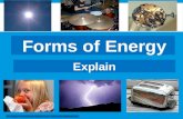 Forms of energy explain powerpoint