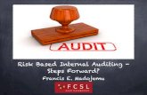 Risk based internal auditing   steps forward