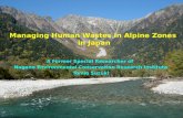 Tomio Suzuki - Managing Human Wastes in Alpine Zones in Japan