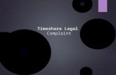 Timeshare legal - Solved Complaint