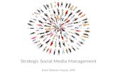 Strategic Social Media Management 2009