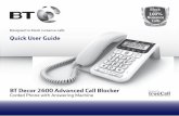 BT Decor 2600 Corded Phone Advanced Call Blocker
