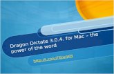 Dragon Dictate 3.0.4. for Mac Review - The power of the word, from my blog