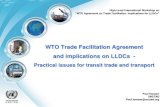 WTO Trade Facilitation Agreement and implications on LLDCs -