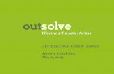 Affirmative Action Basics &  Affirmative Action Compliance from OutSolve