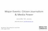 Media Events: Citizen Journalism and Media Power
