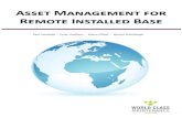 Asset Management for Remote Installed Base FINAL with covers