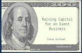 Raising Capital for an Event Business