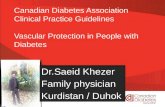 Vascular Protection in People with Diabetes