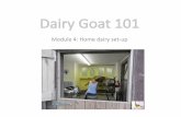 Dairy goat 101 mod 4 Home Dairy Set-Up