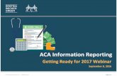 ACA Information Reporting on Forms 1094 and 1095 B&C: Getting Ready for 2017 Webinar