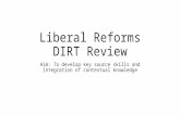 Liberal reforms dirt review lesson power point