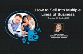 APAC Webinar: How to Sell Into Multiple Lines of Business - 8 Oct 2015