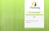 10 health commandments, Latvia