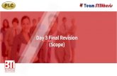 Day 3-2 - Final Revision (Scope)