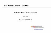 Staad pro-getting started &tutorial