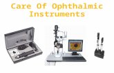 Primary eye care Doctor of Optometry Care Of Ophthalmic Instruments