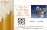 Wireless Carrier Apps and Services Market: WebRTC, MVAS, Mobile Apps 2015, Mobile Payments, and SMAC 2015 - 2020