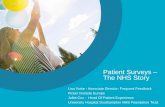 Patient surveys –the nhs story