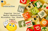 Popular social media marketing mistakes you should avoid