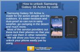 How to unlock Samsung Galaxy S6 Active by code