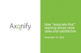 How “associate-first” learning drives more sales and satisfaction