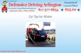 Car tips for winter