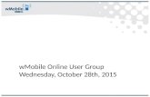 wMobile Online User Group: Virtual File System (October 2015)