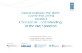 NAP Training Viet Nam - Session 2 Conceptual Understanding of the NAP Process