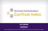 The Environics Communications 2016 CanTrust Index