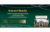 Gravel Roads - Sargent County Township Meeting