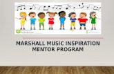 Marshall Music Inspiration Mentor Program