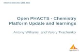 OpenPHACTS - Chemistry Platform Update and Learnings