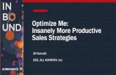 Jill Konrath - Optimize Me: Insanely More Productive Sales Strategies