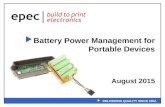 Battery Power Management for Portable Devices