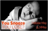 You Snooze, You Lose? The Child with Altered Consciousness - #smaccMINI at #smaccUS