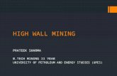 High Wall Mining