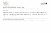 Tribological performance of textured surfaces in the piston ring/liner ...