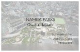 Namba parks, Osaka, Japan