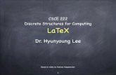 Dr. Lee's LaTeX slides