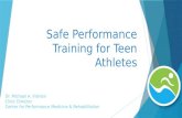 Safe Performance Training for Teen Athletes