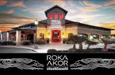 Roka Akor Private & Large Party Dining Packet