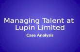 Managing Talent at Lupin