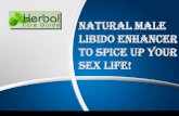 Natural male libido enhancer to spice up your sex life!